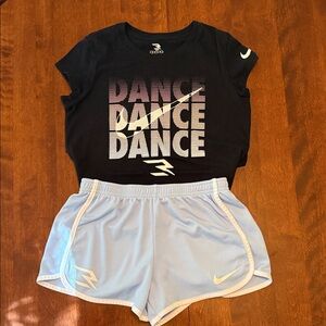 Nike Kids Matching Set - Black and Light Blue